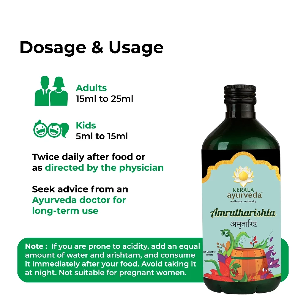 Kerala Ayurveda Amrutharishtam, 450 ml-4.webp